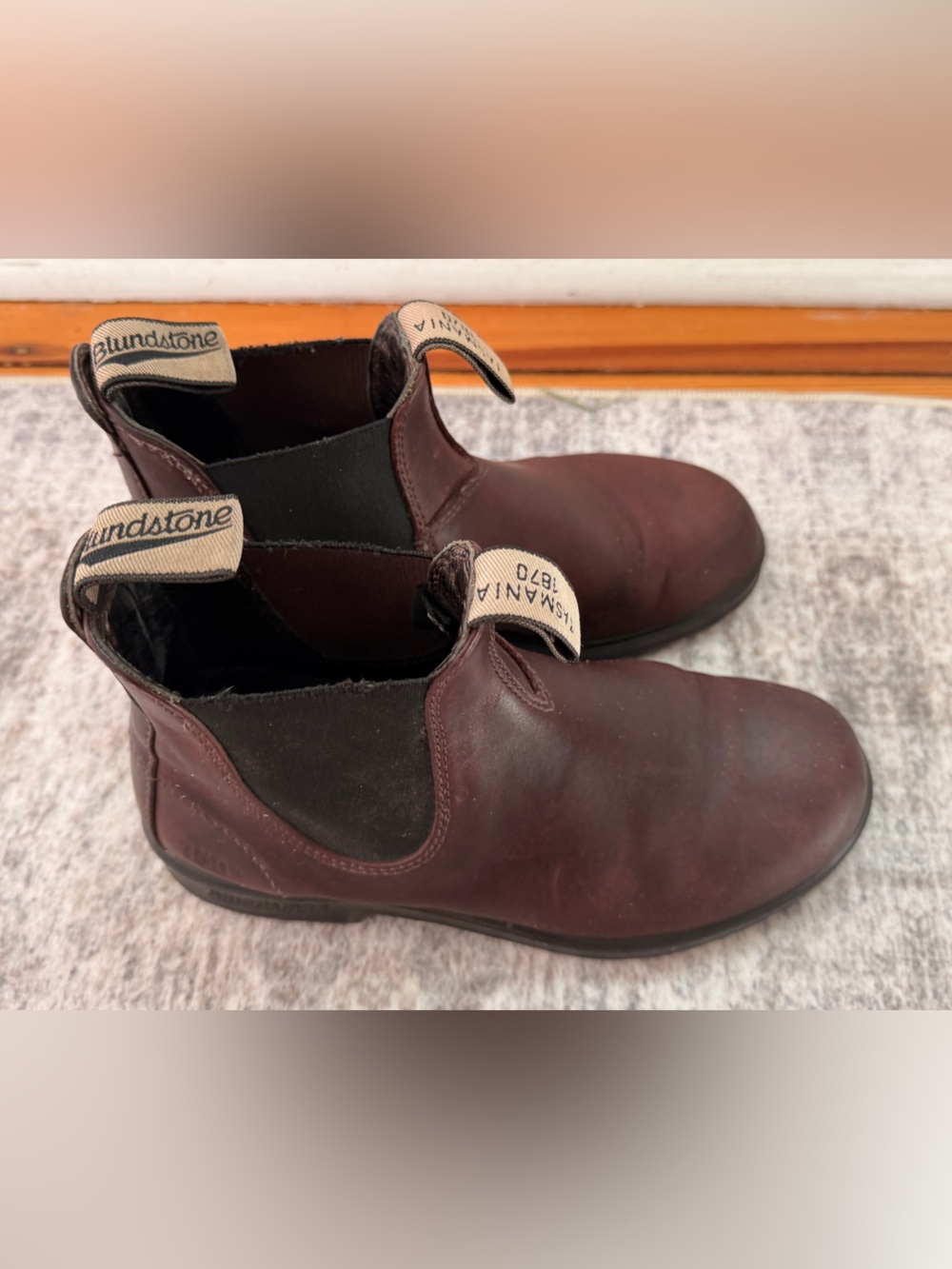 Limited Edition Blundstone 150th Anniversary Chelsea Boots in Auburn Leather 7.5 - Picture 4 of 16